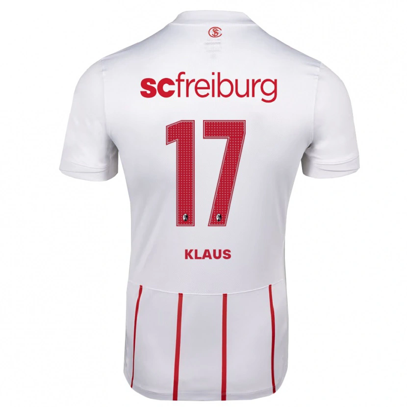 Danxen Kid Elias Klaus #17 White Red Yellow Away Jersey 2026/27 T-Shirt