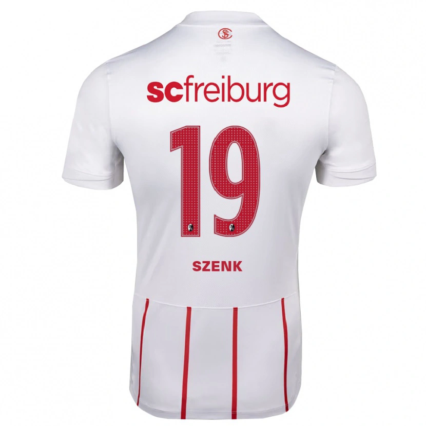 Danxen Kid Nia Szenk #19 White Red Yellow Away Jersey 2026/27 T-Shirt