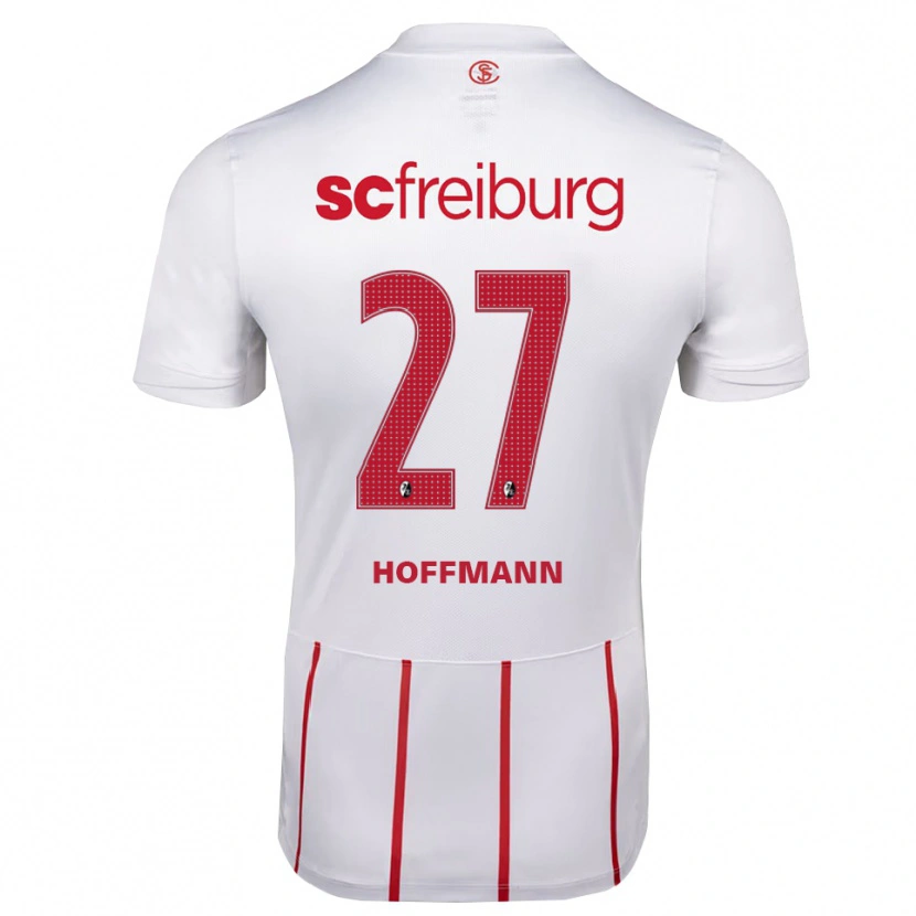 Danxen Kid Giovanna Hoffmann #27 White Red Yellow Away Jersey 2026/27 T-Shirt