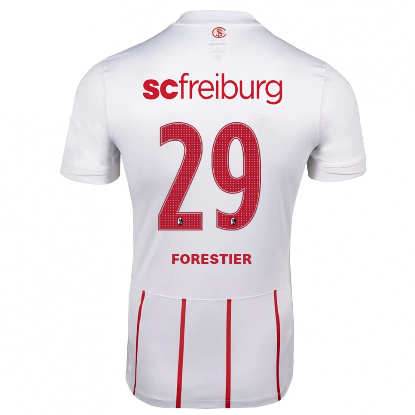 Danxen Kid Luis Forestier #29 White Red Yellow Away Jersey 2026/27 T-Shirt
