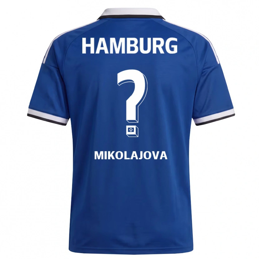 Danxen Kid Maria Mikolajova #0 White Blue Away Jersey 2026/27 T-Shirt
