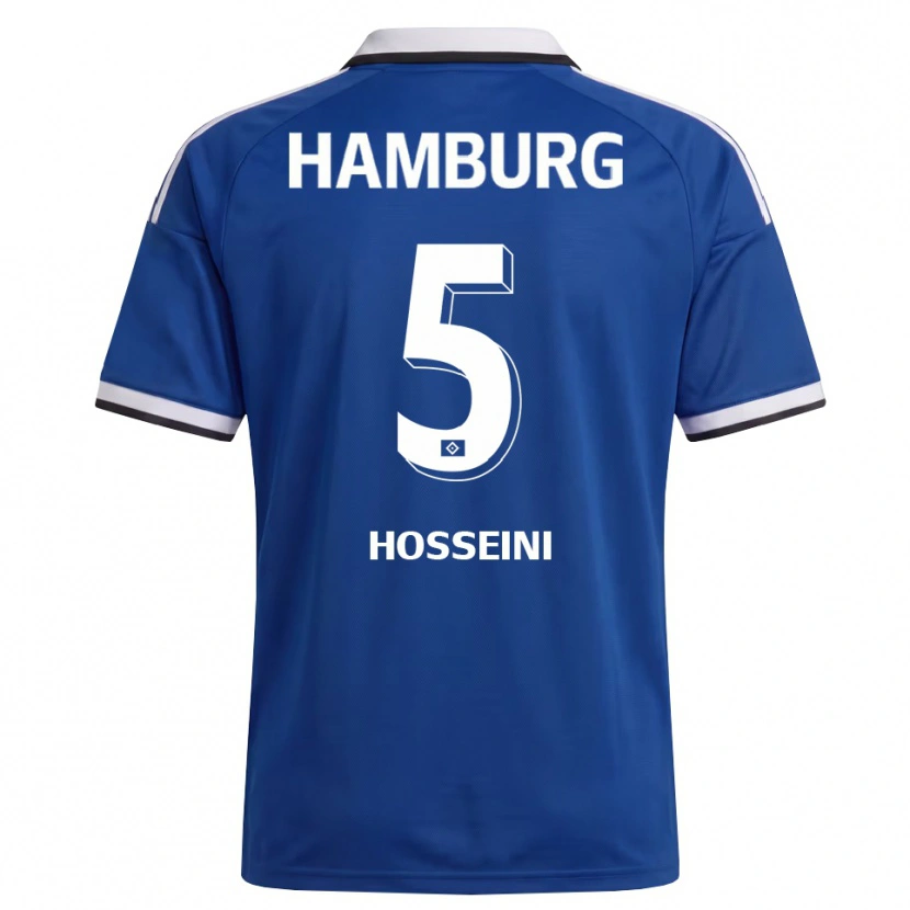Danxen Kid Reza Hosseini #5 White Blue Away Jersey 2026/27 T-Shirt