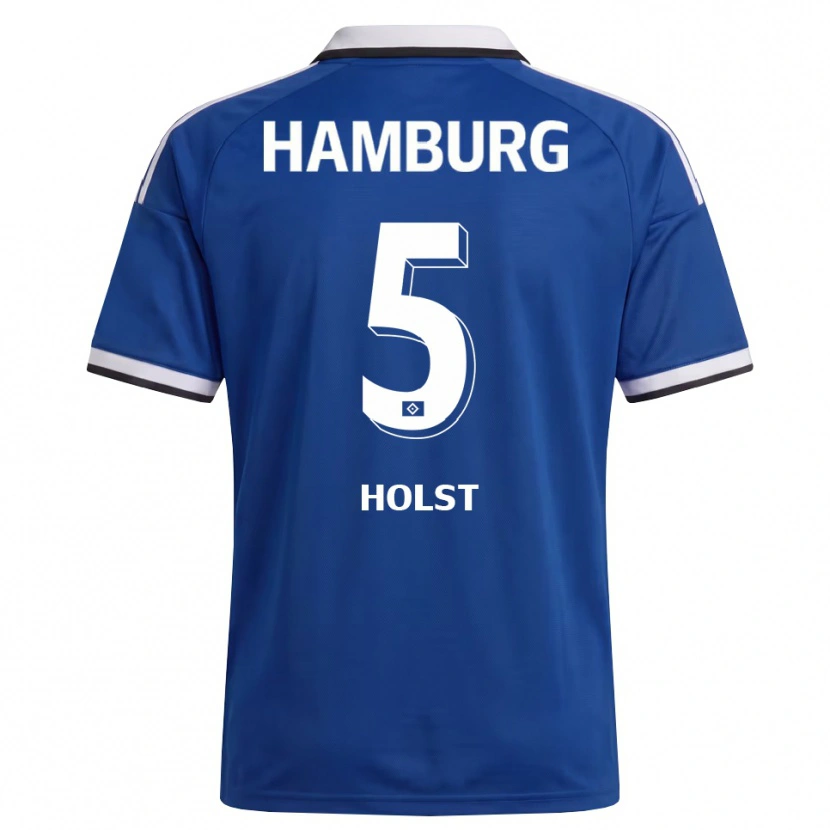 Danxen Kid Evelyn Holst #5 White Blue Away Jersey 2026/27 T-Shirt