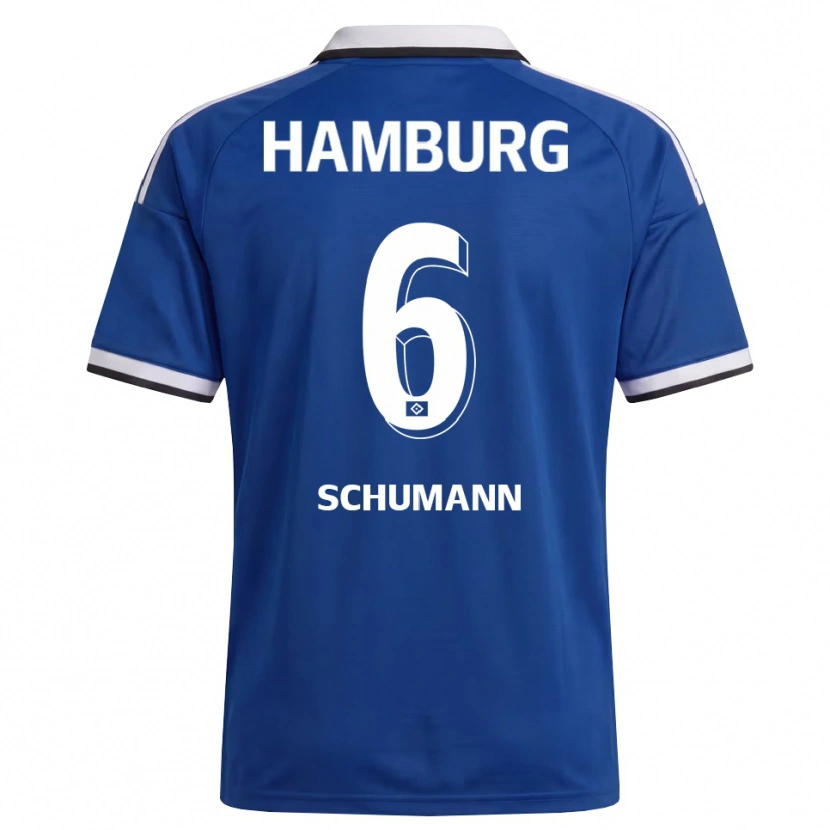 Danxen Kid Henri Schümann #6 White Blue Away Jersey 2026/27 T-Shirt