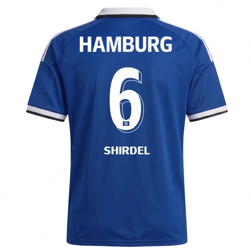 Danxen Kid Gabriel Shirdel #6 White Blue Away Jersey 2026/27 T-Shirt