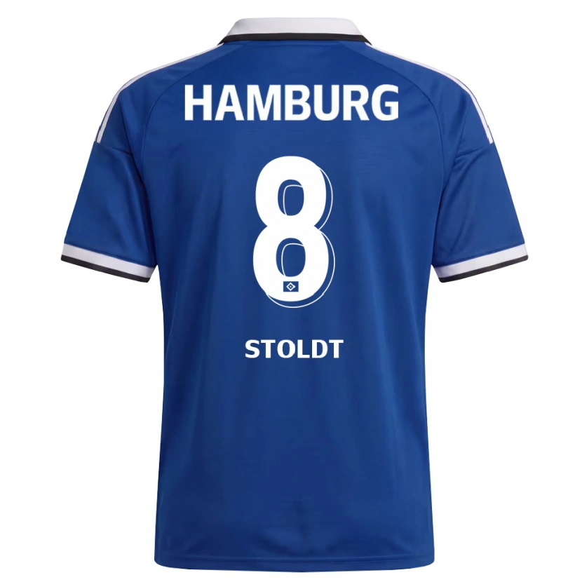 Danxen Kid Svea Stoldt #8 White Blue Away Jersey 2026/27 T-Shirt