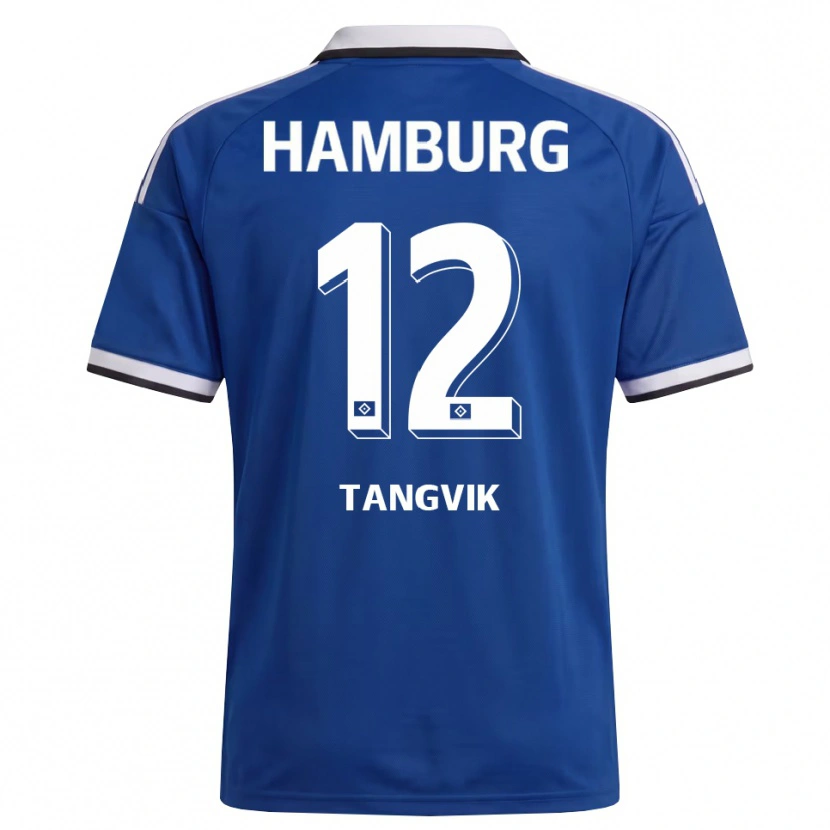 Danxen Kid Sander Tangvik #12 White Blue Away Jersey 2026/27 T-Shirt