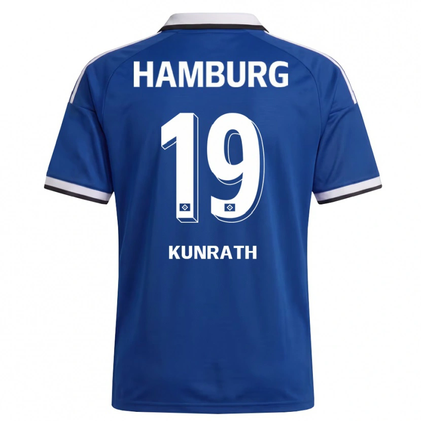Danxen Kid Lina Kunrath #19 White Blue Away Jersey 2026/27 T-Shirt