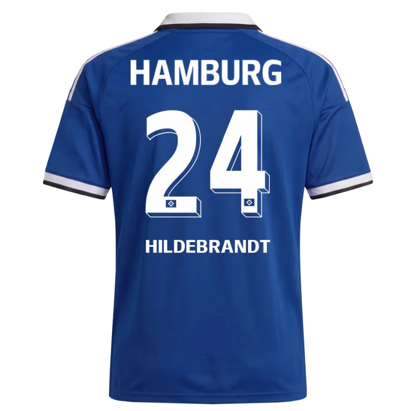 Danxen Kid Tjark Hildebrandt #24 White Blue Away Jersey 2026/27 T-Shirt