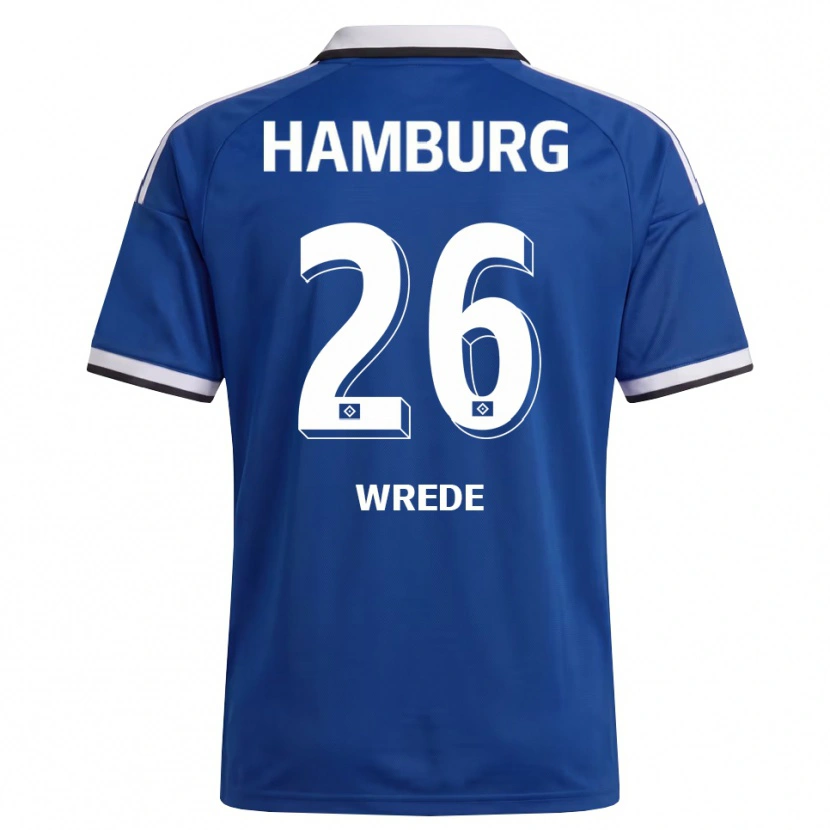 Danxen Kid Jonna Wrede #26 White Blue Away Jersey 2026/27 T-Shirt