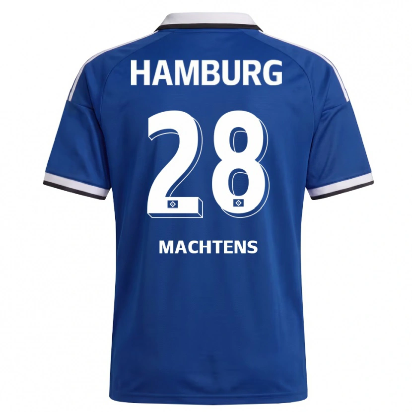 Danxen Kid Pauline Machtens #28 White Blue Away Jersey 2026/27 T-Shirt