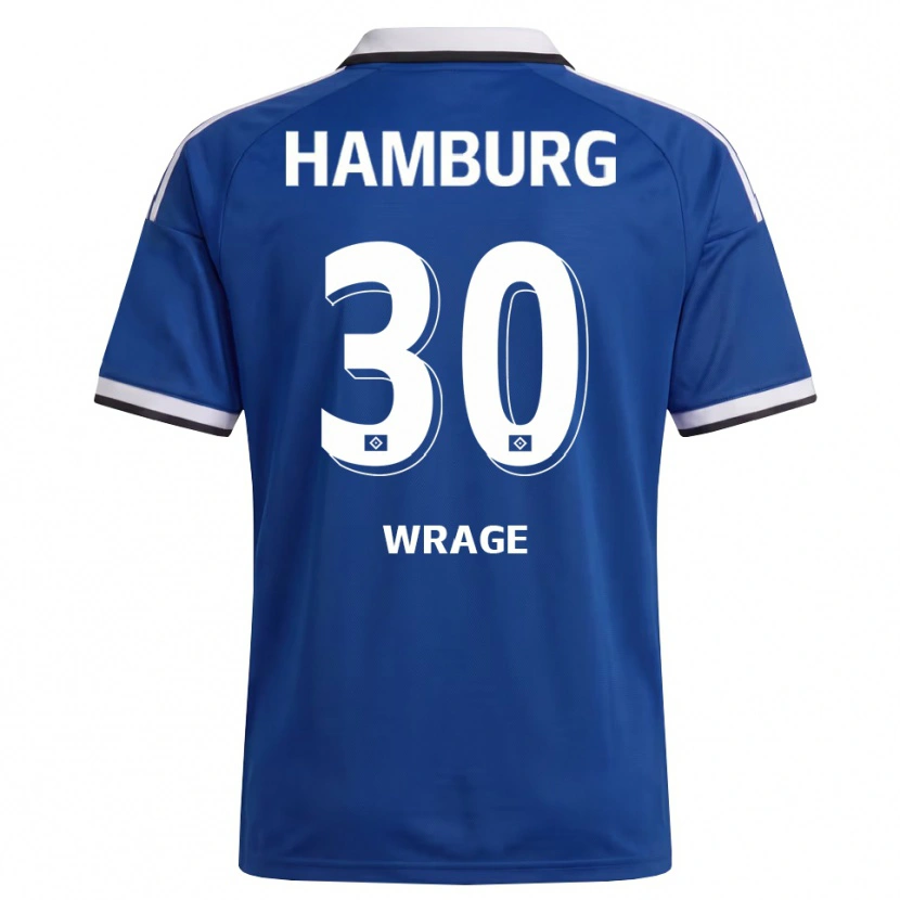 Danxen Kid Joris Wrage #30 White Blue Away Jersey 2026/27 T-Shirt