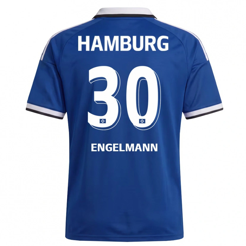 Danxen Kid Timon Engelmann #30 White Blue Away Jersey 2026/27 T-Shirt