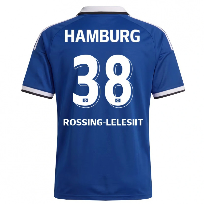 Danxen Kid Alexander Røssing-Lelesiit #38 White Blue Away Jersey 2026/27 T-Shirt