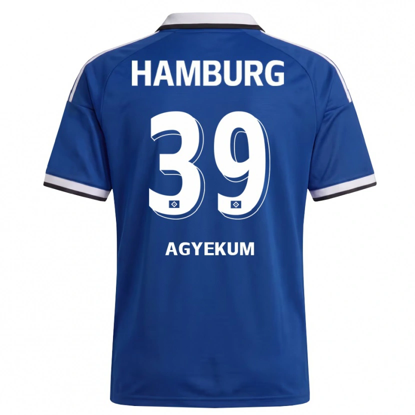 Danxen Kid Joel Agyekum #39 White Blue Away Jersey 2026/27 T-Shirt