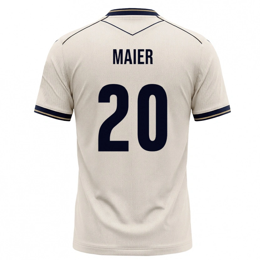 Danxen Kid Leonie Maier #20 Off-White Ink Blue Away Jersey 2026/27 T-Shirt