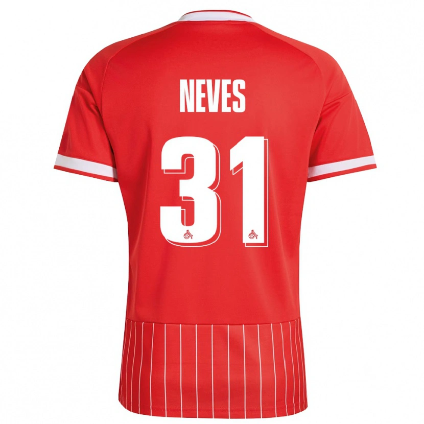 Danxen Kid Gil Neves #31 Red White Green Away Jersey 2026/27 T-Shirt