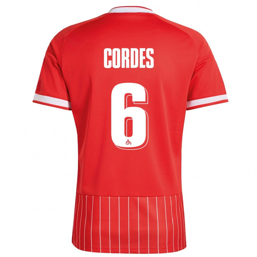 Danxen Kid Lotta Cordes #6 Red White Green Away Jersey 2026/27 T-Shirt