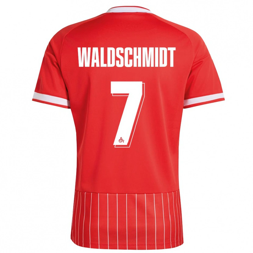 Danxen Kid Luca Waldschmidt #7 Red White Green Away Jersey 2026/27 T-Shirt