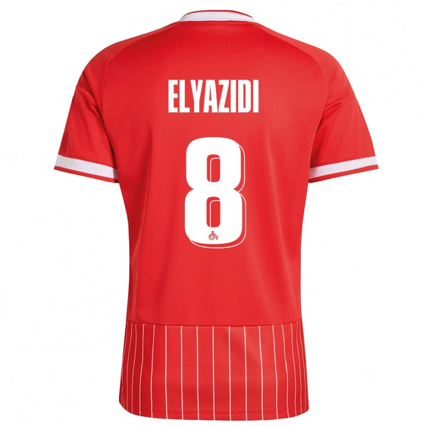 Danxen Kid Ilias Elyazidi #8 Red White Green Away Jersey 2026/27 T-Shirt
