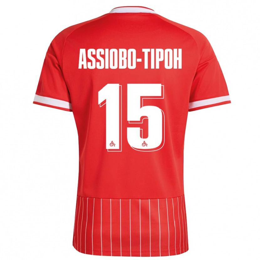 Danxen Kid Elfried Assiobo-Tipoh #15 Red White Green Away Jersey 2026/27 T-Shirt