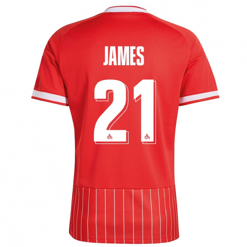 Danxen Kid Martin James #21 Red White Green Away Jersey 2026/27 T-Shirt