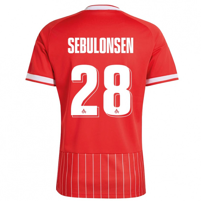 Danxen Kid Sebastian Sebulonsen #28 Red White Green Away Jersey 2026/27 T-Shirt