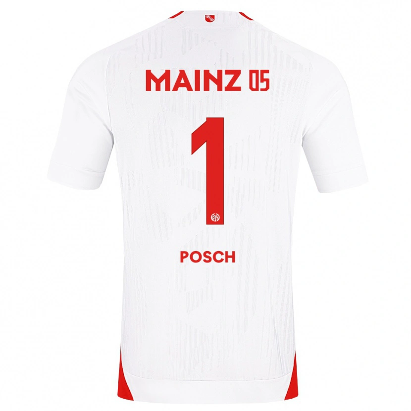 Danxen Kid Daniel Posch #1 White Red Yellow Away Jersey 2026/27 T-Shirt