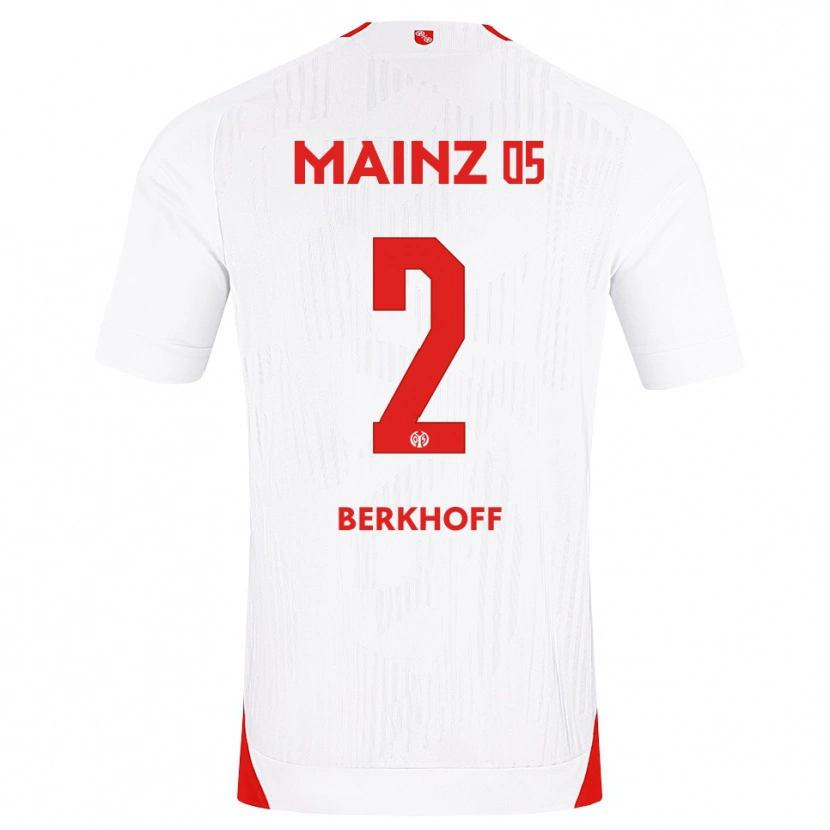 Danxen Kid Jonas Berkhoff #2 White Red Yellow Away Jersey 2026/27 T-Shirt