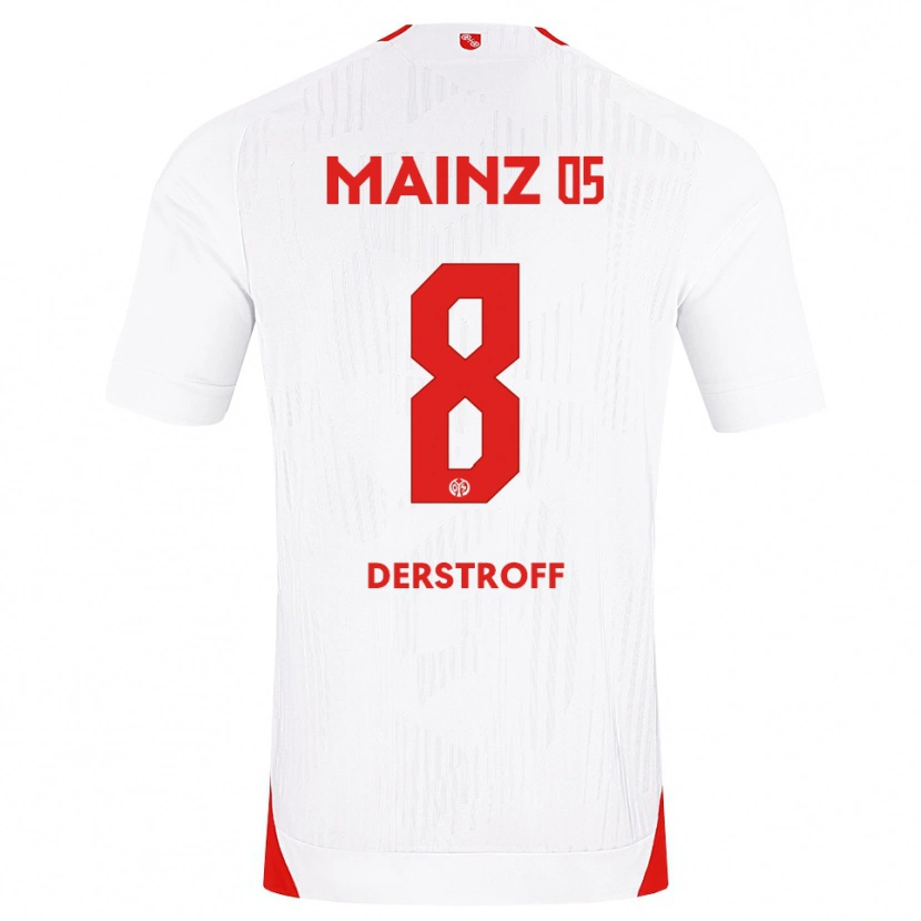 Danxen Kid Julian Derstroff #8 White Red Yellow Away Jersey 2026/27 T-Shirt