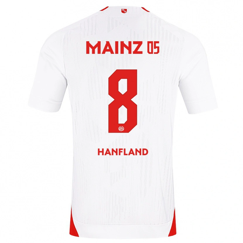 Danxen Kid Paul Hanfland #8 White Red Yellow Away Jersey 2026/27 T-Shirt