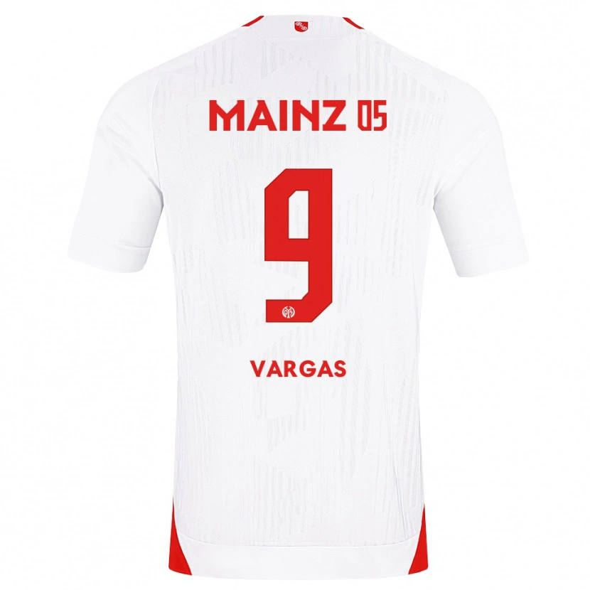 Danxen Kid Nayrobi Vargas #9 White Red Yellow Away Jersey 2026/27 T-Shirt