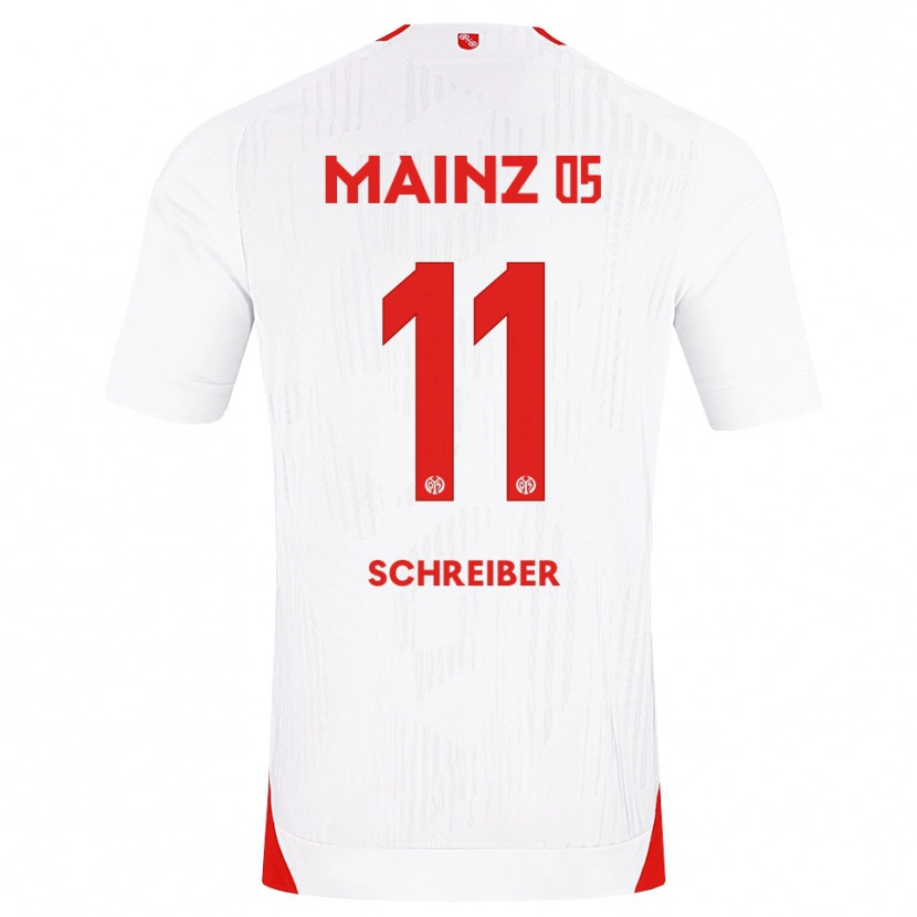 Danxen Kid Philipp Schreiber #11 White Red Yellow Away Jersey 2026/27 T-Shirt