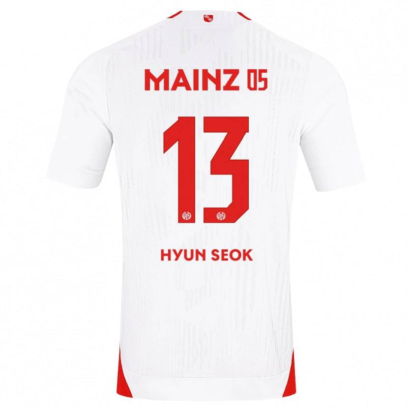 Danxen Kid Hyun-Seok Hong #13 White Red Yellow Away Jersey 2026/27 T-Shirt