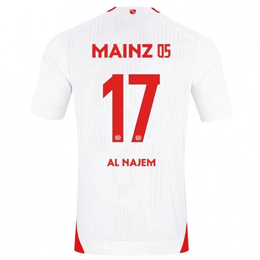 Danxen Kid Salma Al Najem #17 White Red Yellow Away Jersey 2026/27 T-Shirt