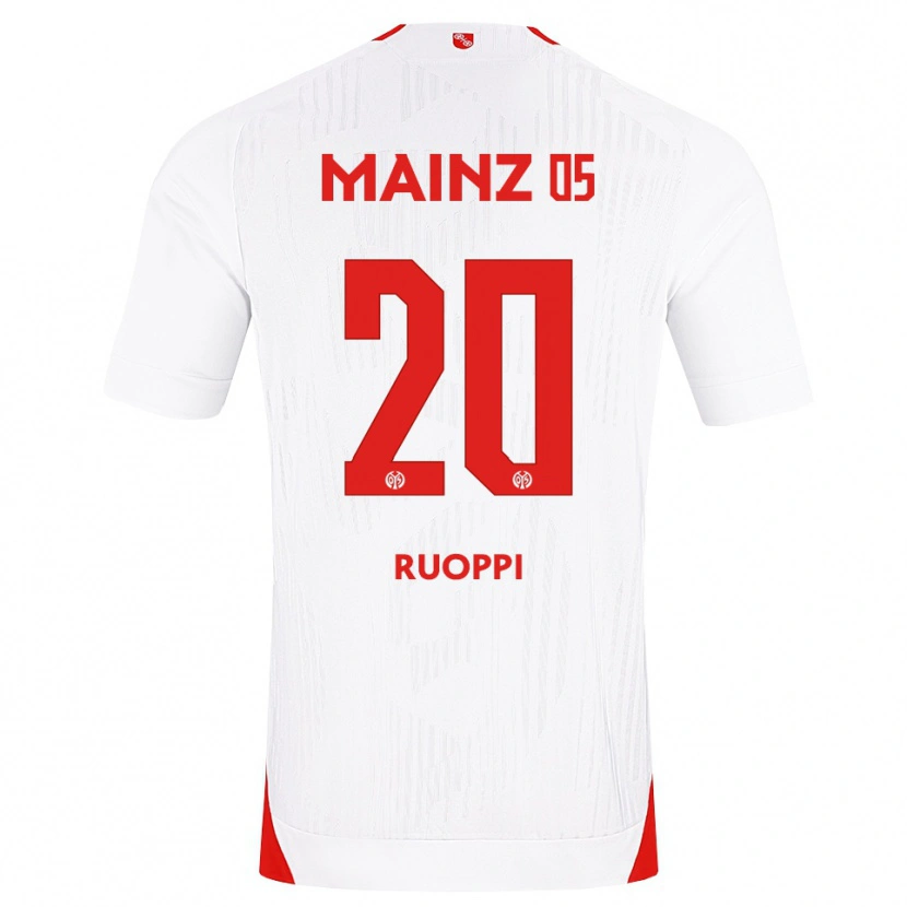 Danxen Kid Otto Ruoppi #20 White Red Yellow Away Jersey 2026/27 T-Shirt