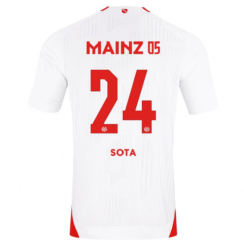 Danxen Kid Sota Kawasaki #24 White Red Yellow Away Jersey 2026/27 T-Shirt