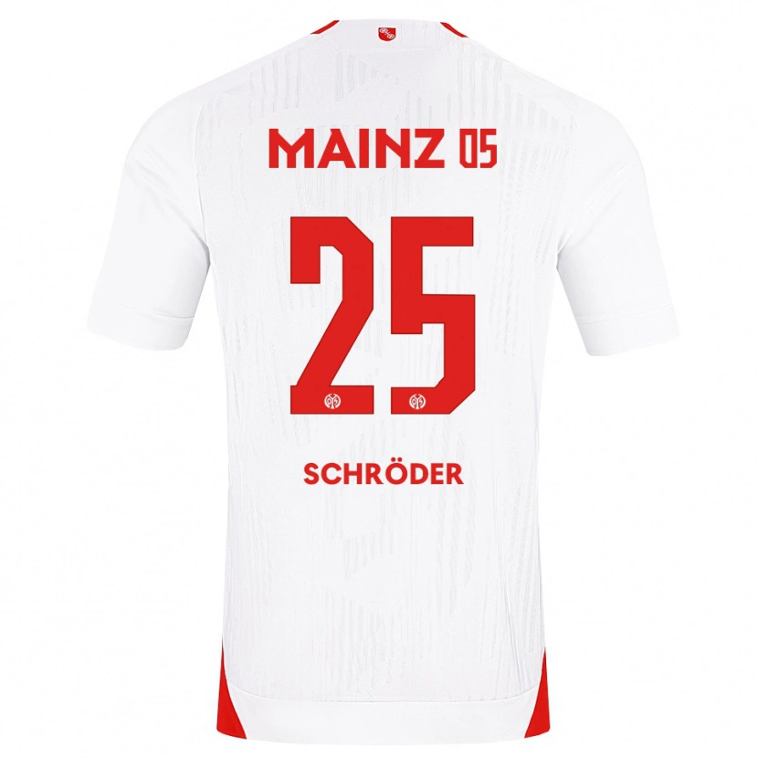 Danxen Kid Maxim Schröder #25 White Red Yellow Away Jersey 2026/27 T-Shirt