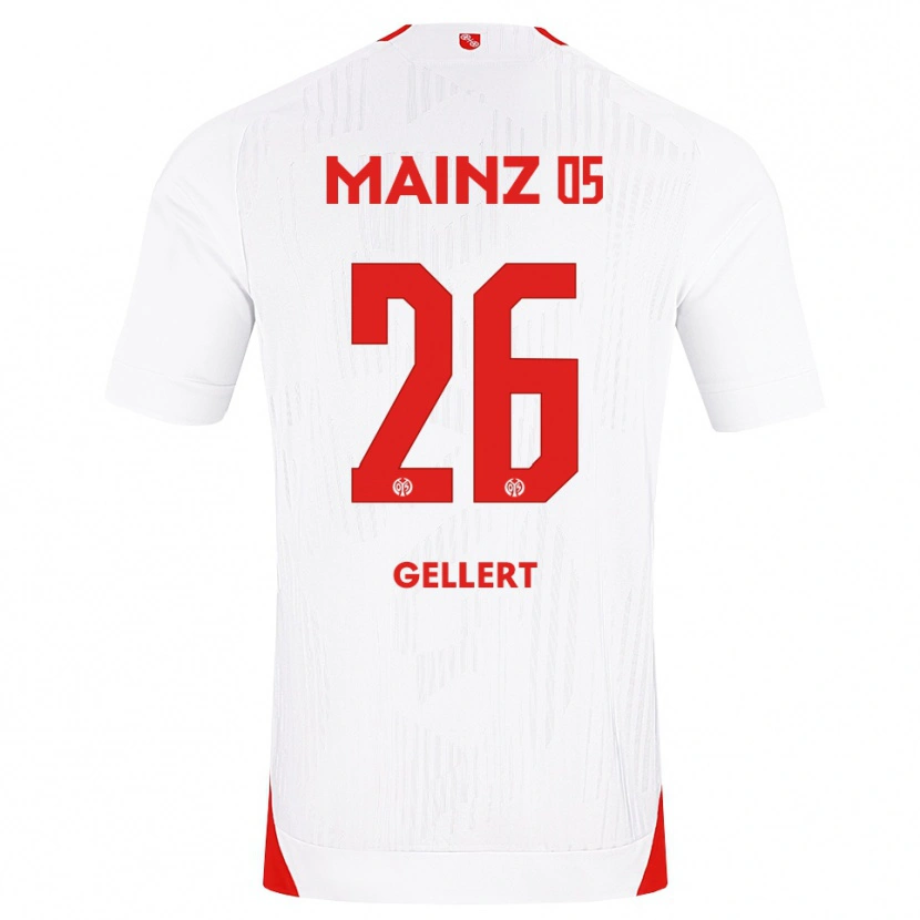 Danxen Kid Mona Gellert #26 White Red Yellow Away Jersey 2026/27 T-Shirt