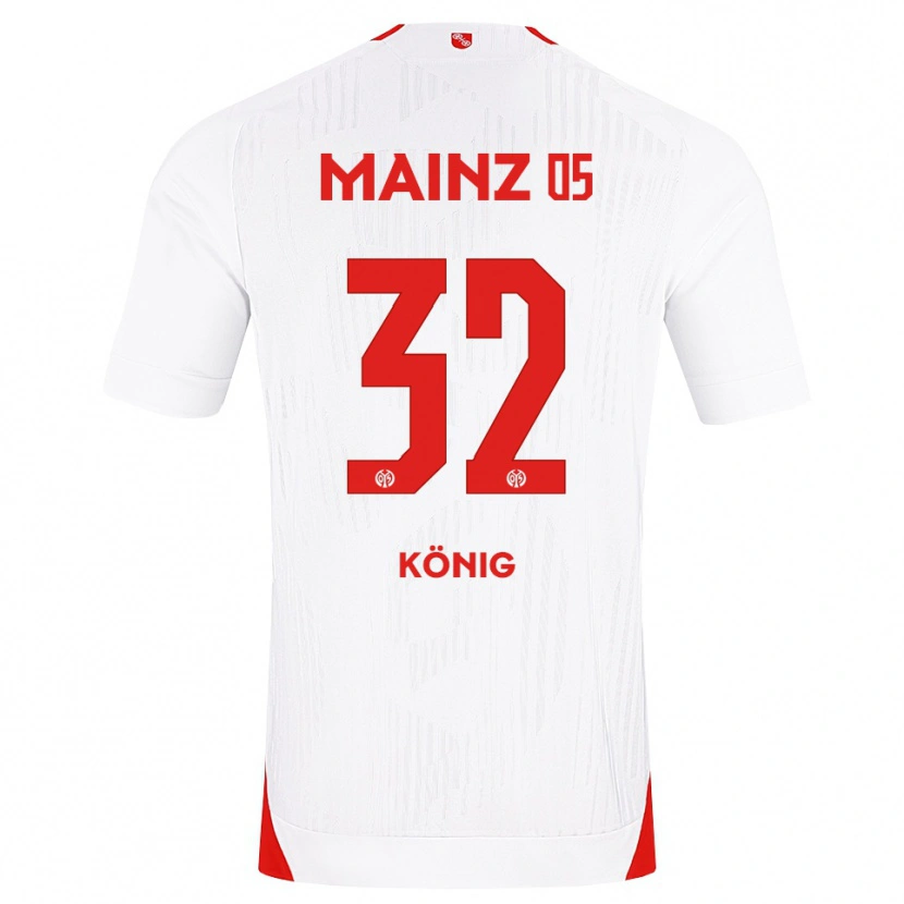 Danxen Kid Raúl König #32 White Red Yellow Away Jersey 2026/27 T-Shirt