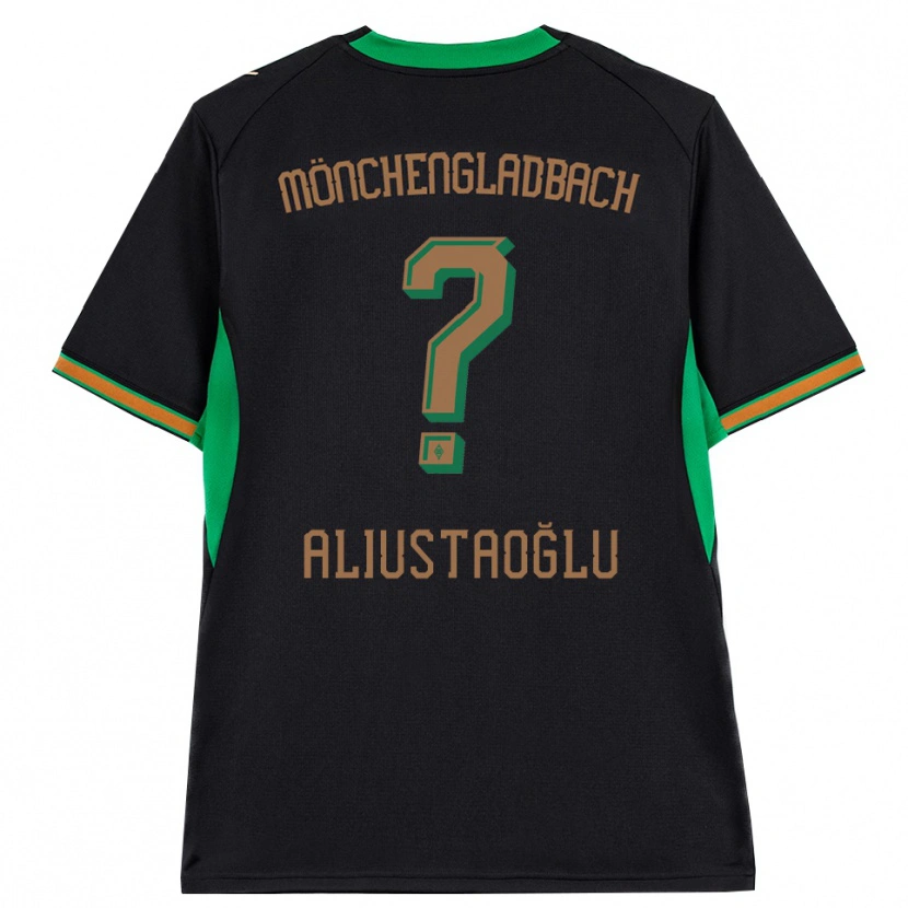 Danxen Kid Mete Aliustaoğlu #0 Black Orange Green Brown Away Jersey 2026/27 T-Shirt