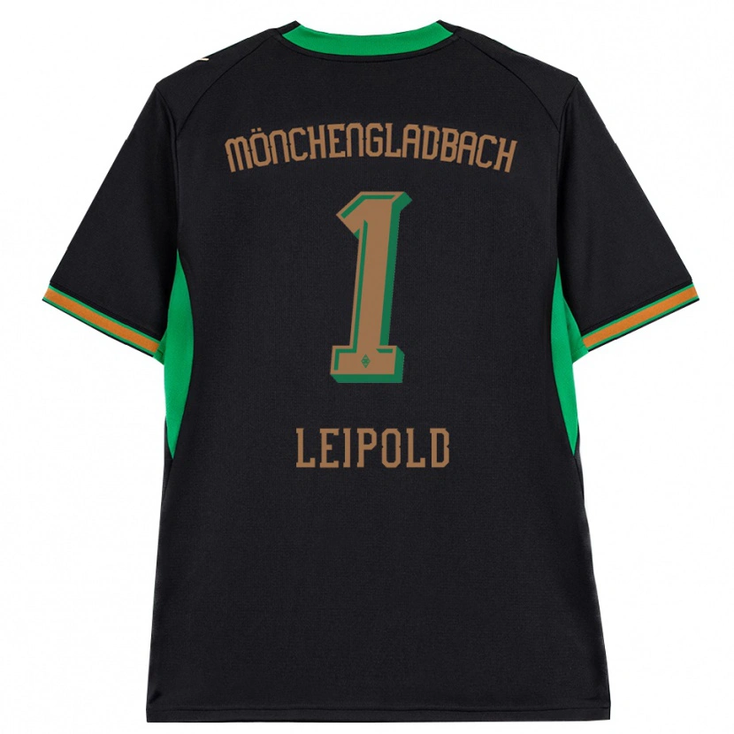 Danxen Kid Lasse Leipold #1 Black Orange Green Brown Away Jersey 2026/27 T-Shirt