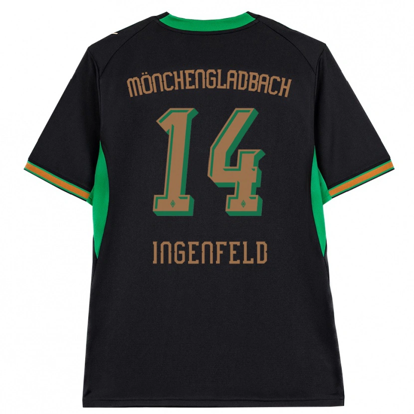 Danxen Kid Paul Ingenfeld #14 Black Orange Green Brown Away Jersey 2026/27 T-Shirt