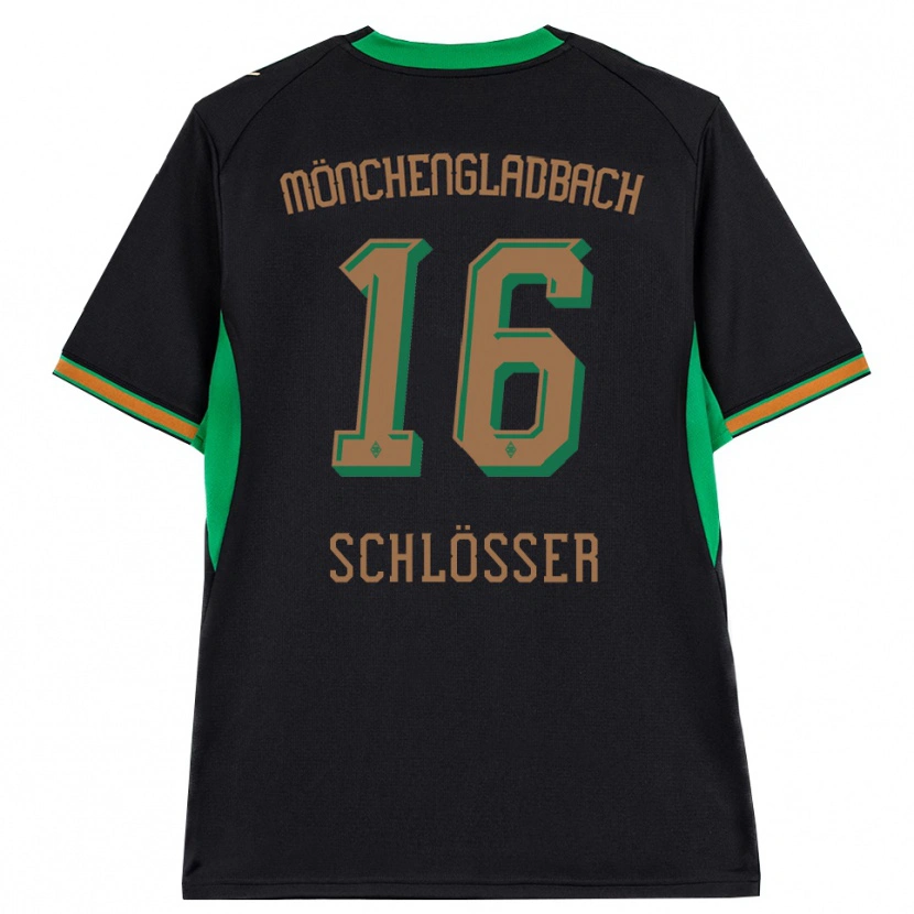 Danxen Kid Felix Schlößer #16 Black Orange Green Brown Away Jersey 2026/27 T-Shirt