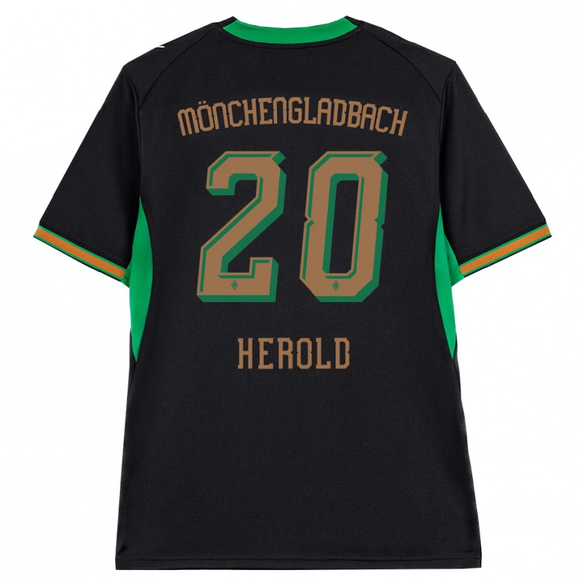 Danxen Kid David Herold #20 Black Orange Green Brown Away Jersey 2026/27 T-Shirt