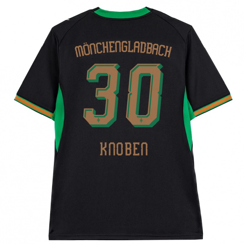 Danxen Kid Florian Knoben #30 Black Orange Green Brown Away Jersey 2026/27 T-Shirt