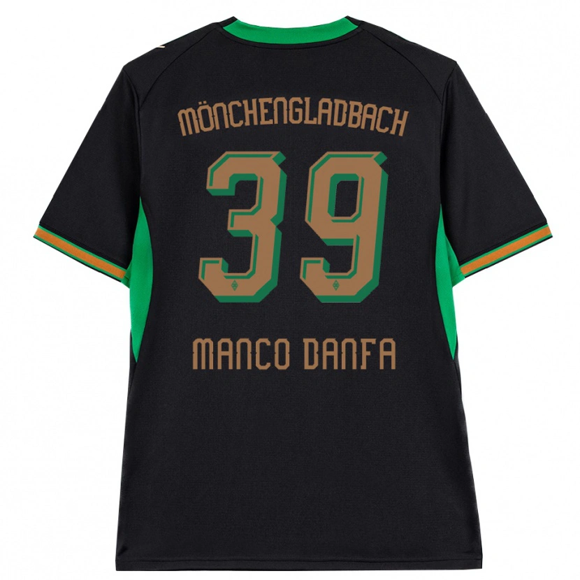 Danxen Kid Iaia Manco Danfa #39 Black Orange Green Brown Away Jersey 2026/27 T-Shirt