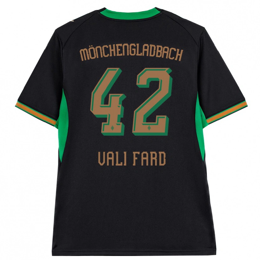 Danxen Kid Elias Vali Fard #42 Black Orange Green Brown Away Jersey 2026/27 T-Shirt