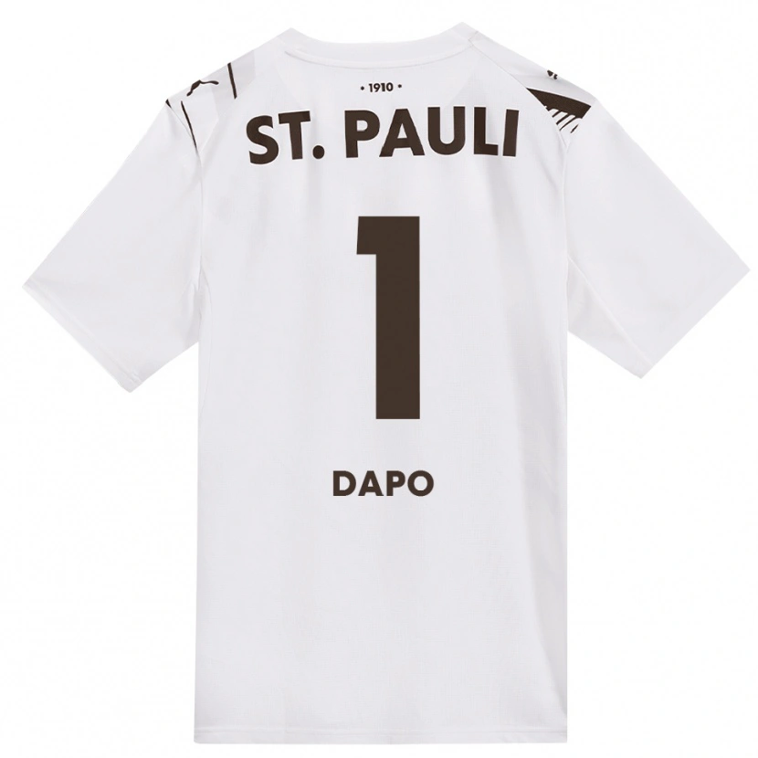 Danxen Kid Issa Dapo #1 Café White Red Away Jersey 2026/27 T-Shirt