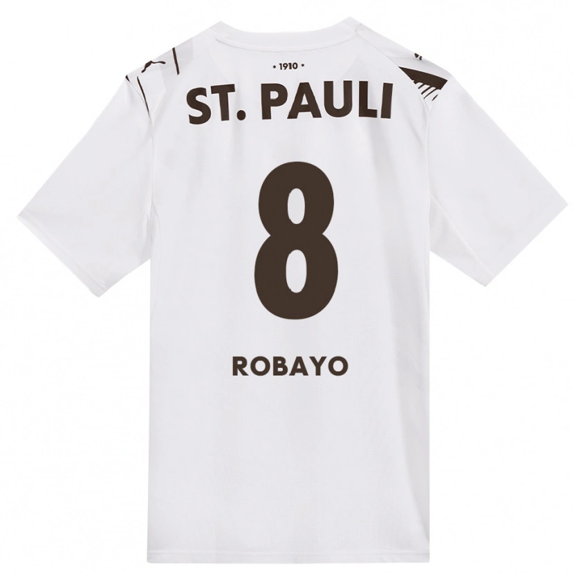 Danxen Kid Oscar Robayo #8 Café White Red Away Jersey 2026/27 T-Shirt